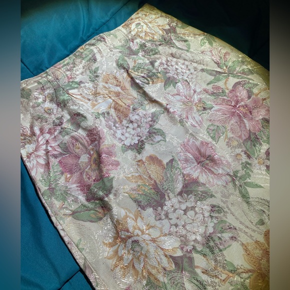 Vintage 90s Michael K & Company Floral Skirt Size 9 - Picture 2 of 9